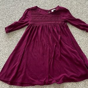 Old Navy burgundy dress